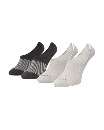 Set 2 sosete barbati,  dungi / uni, Gri antracit/Crem