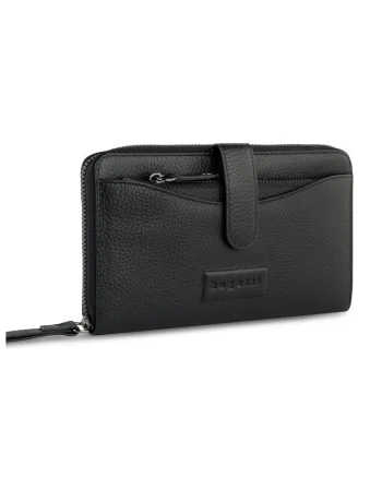 Portofel cu portchei dama,  seria Elsa, 494626, Negru