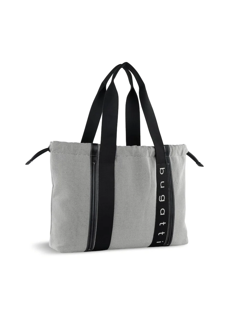 Geanta dama tip shopper,  seria Ambra, 495392, Gri | Negru