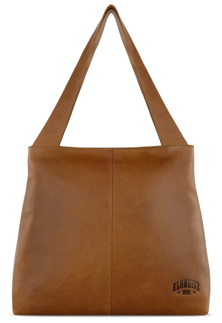 Geanta de umar dama,  seria Rush Katrina, KD1314, 43 x 12 x 31.5, piele naturala, Maro cognac