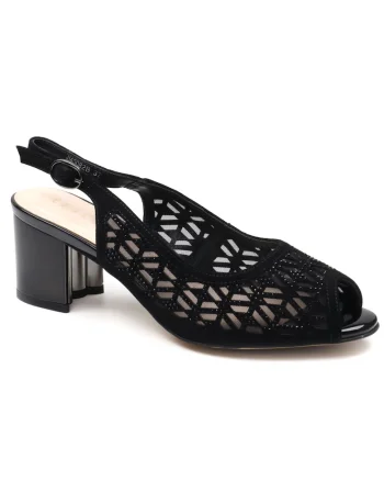 Sandale dama JIJI40082B 01, Negru