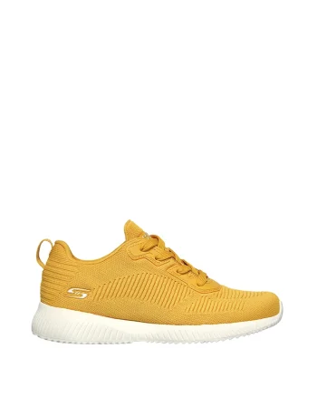 Pantofi sport din material tricotat Bobs Squad Tough Talk, Galben sofran