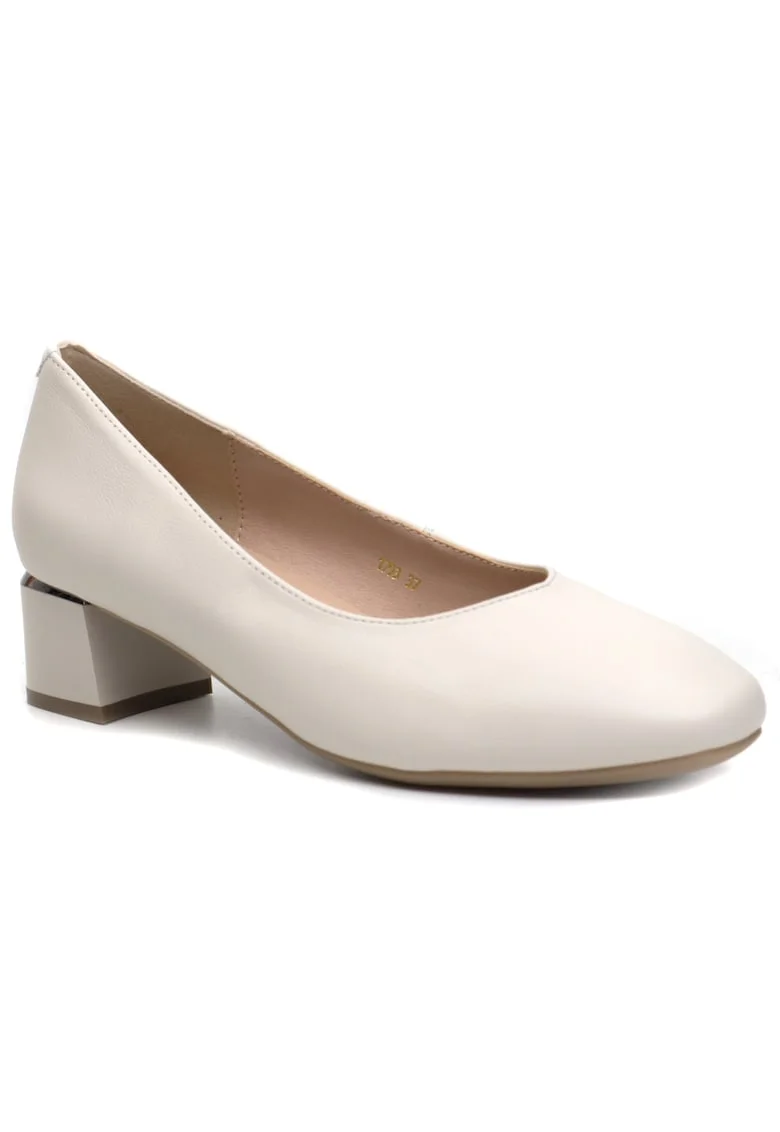 Pantofi dama 1793 crem,
