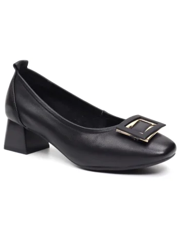 Pantofi dama G62092 3 01 N negru,, Negru