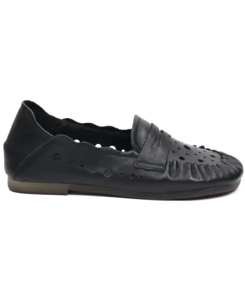 Pantofi dama perforati 8120 negru,, Negru