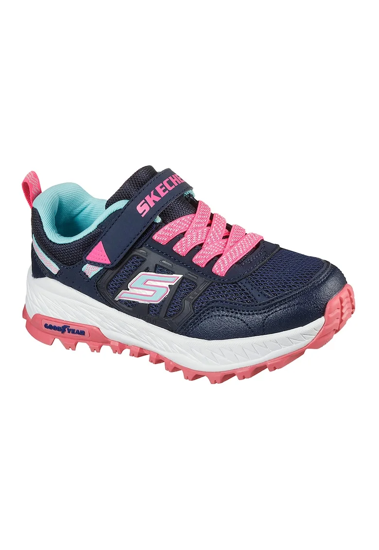 Pantofi sport cu velcro Fuse Tread - Tread Setter, Roz/Bleumarin