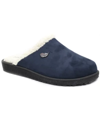 Papuci casa dama R80002 bleumarin