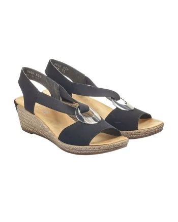 Sandale anatomice de dama  Piele ecologica, Negru, Negru