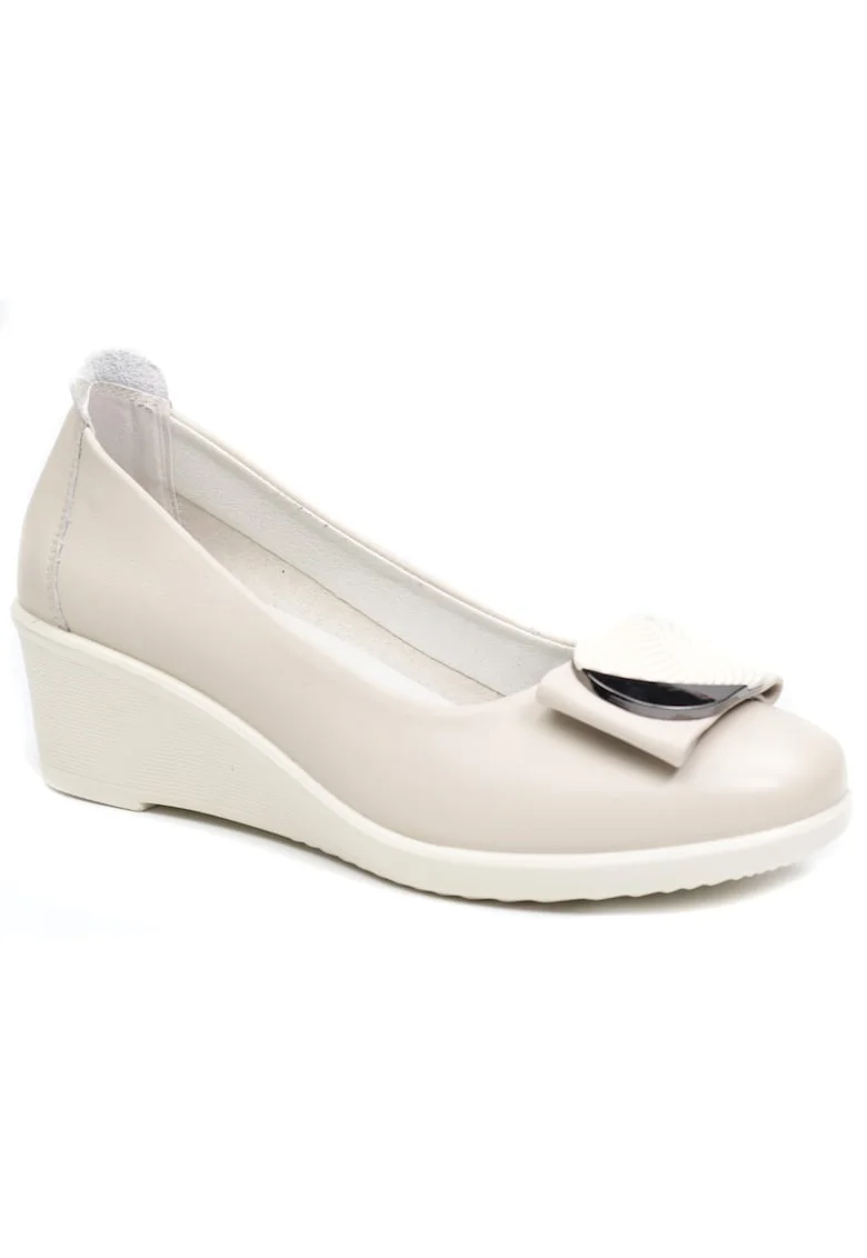 Pantofi dama 85 11 crem,, Bej
