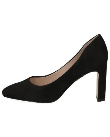 Pantofi uni de piele, Negru