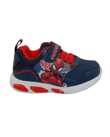 Pantofi sport cu imprimeu Spiderman, Rosu/Bleumarin