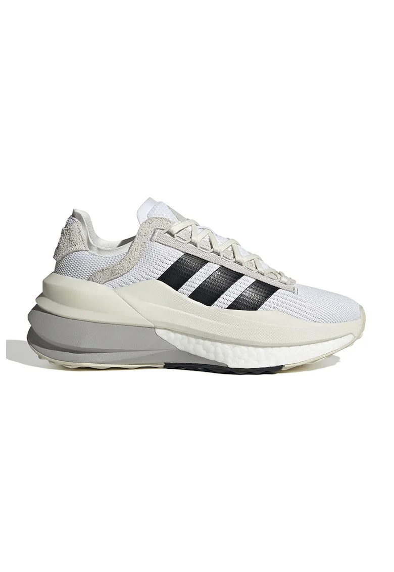 Pantofi sport cu sireturi Avryn_X, Negru/Alb optic/Alb murdar