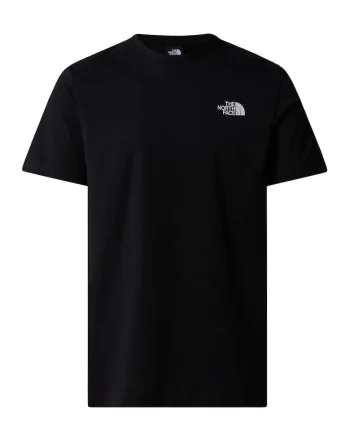 Tricou de bumbac cu imprimeu logo pe spate, Negru