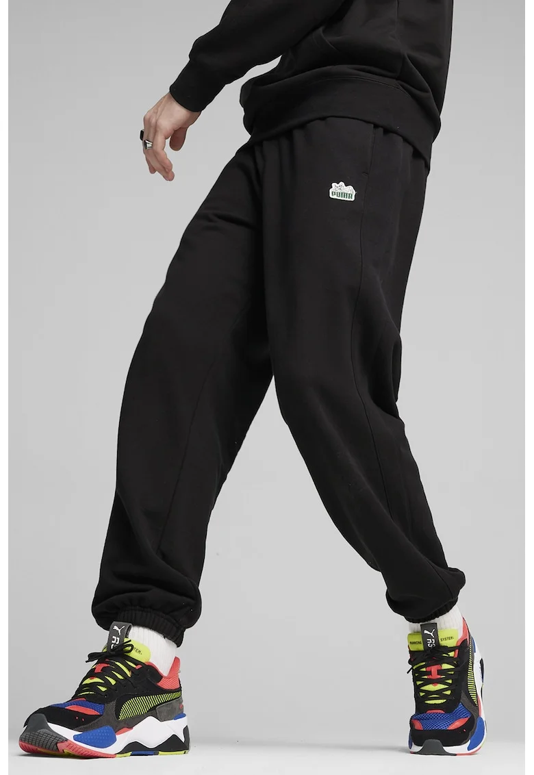 Pantaloni de trening For The Fanbase, Negru