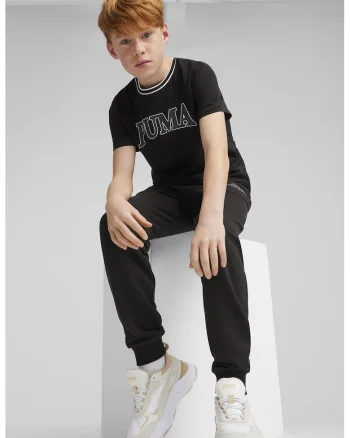 Tricou de bumbac cu imprimeu logo Squad, Negru