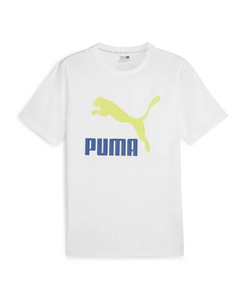 Tricou de bumbac cu imprimeu logo Classics, Alb optic