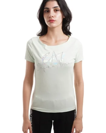 Tricou Emporio Armani  Train Logo Series W Handwritten Tee Crossover 3DTT26TJFKZ01880