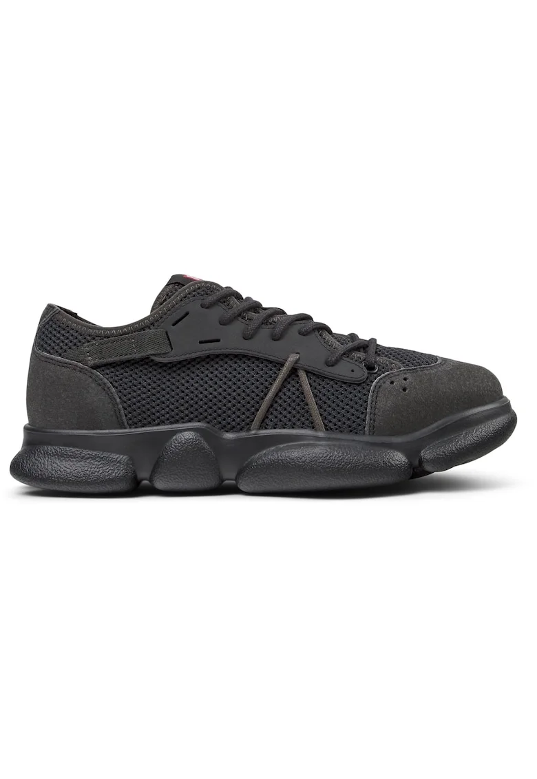 Pantofi low-cut de piele Karst 170207, Negru/Gri