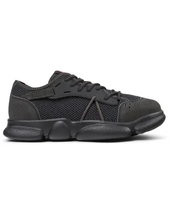 Pantofi low-cut de piele Karst 170207, Negru/Gri