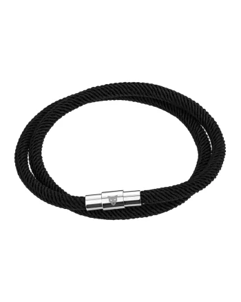 Bratara petrecuta din piele, Negru
