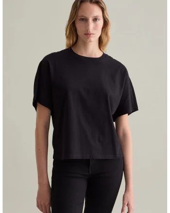 Tricou de bumbac, Negru