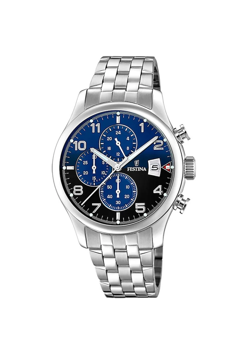 Ceas barbatesc  Quartz, 43mm, 10ATMdsazxfff, Albastru
