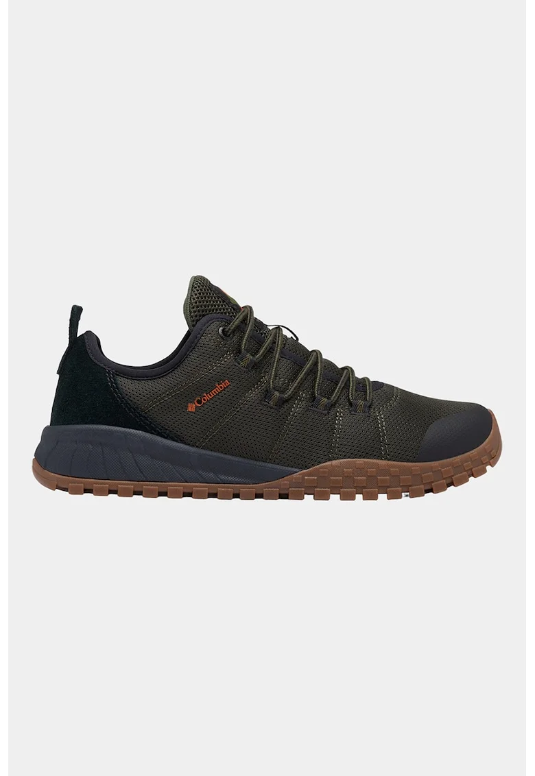Pantofi sport cu detalii din piele intoarsa Fairbanks, Verde inchis