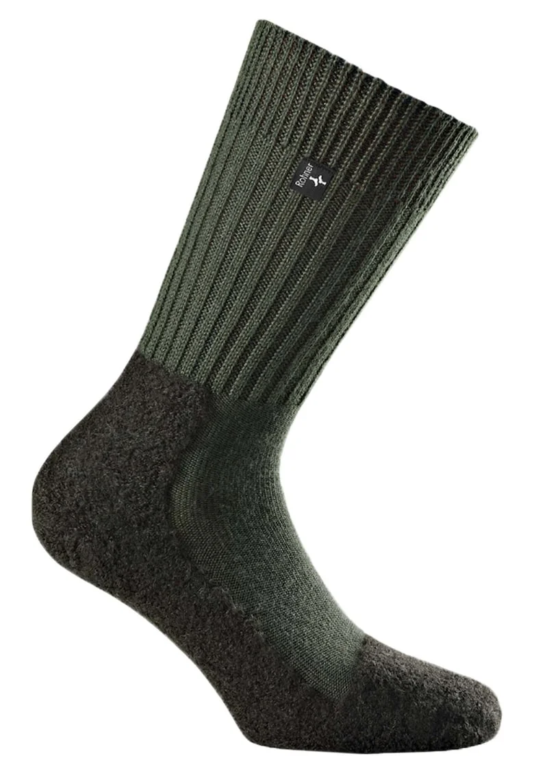 Sosete lungi unisex pentru trekking 174121, Verde