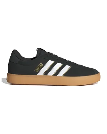 Pantofi sport din piele intoarsa VL Court 3.0, Negru/Alb optic