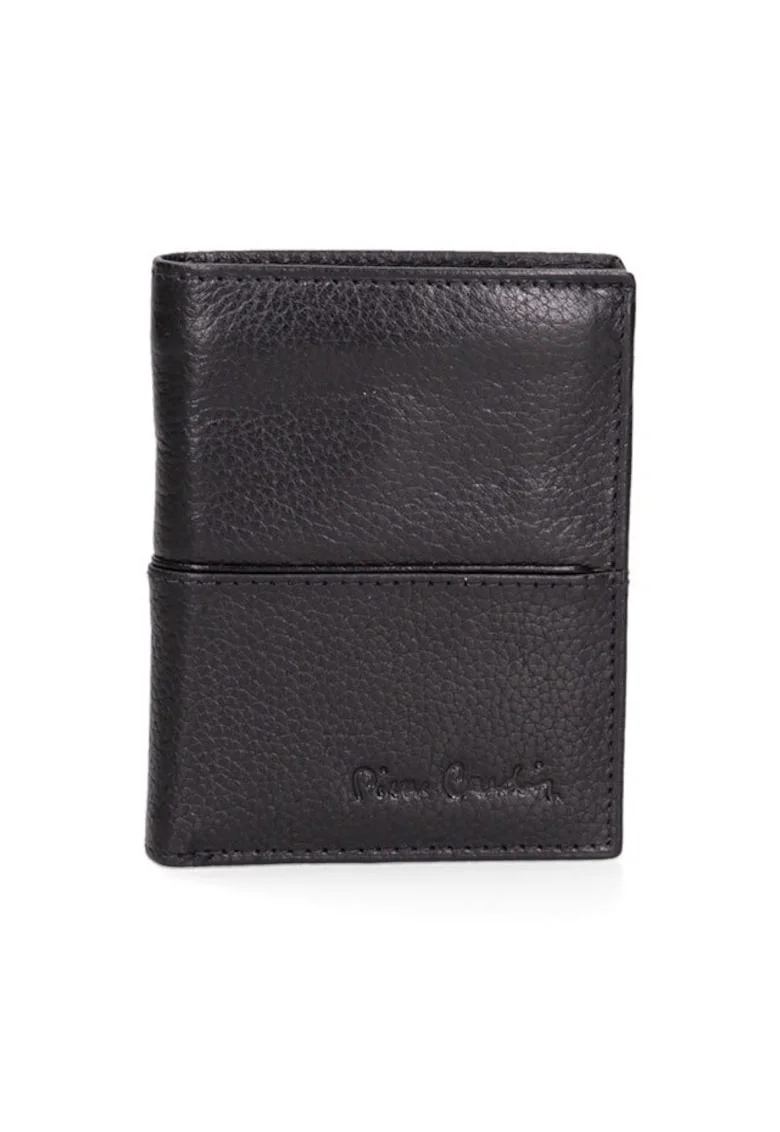 Portofel din piele 168317, Negru