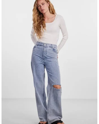 Bluza cu striatii si maneci raglan, Alb
