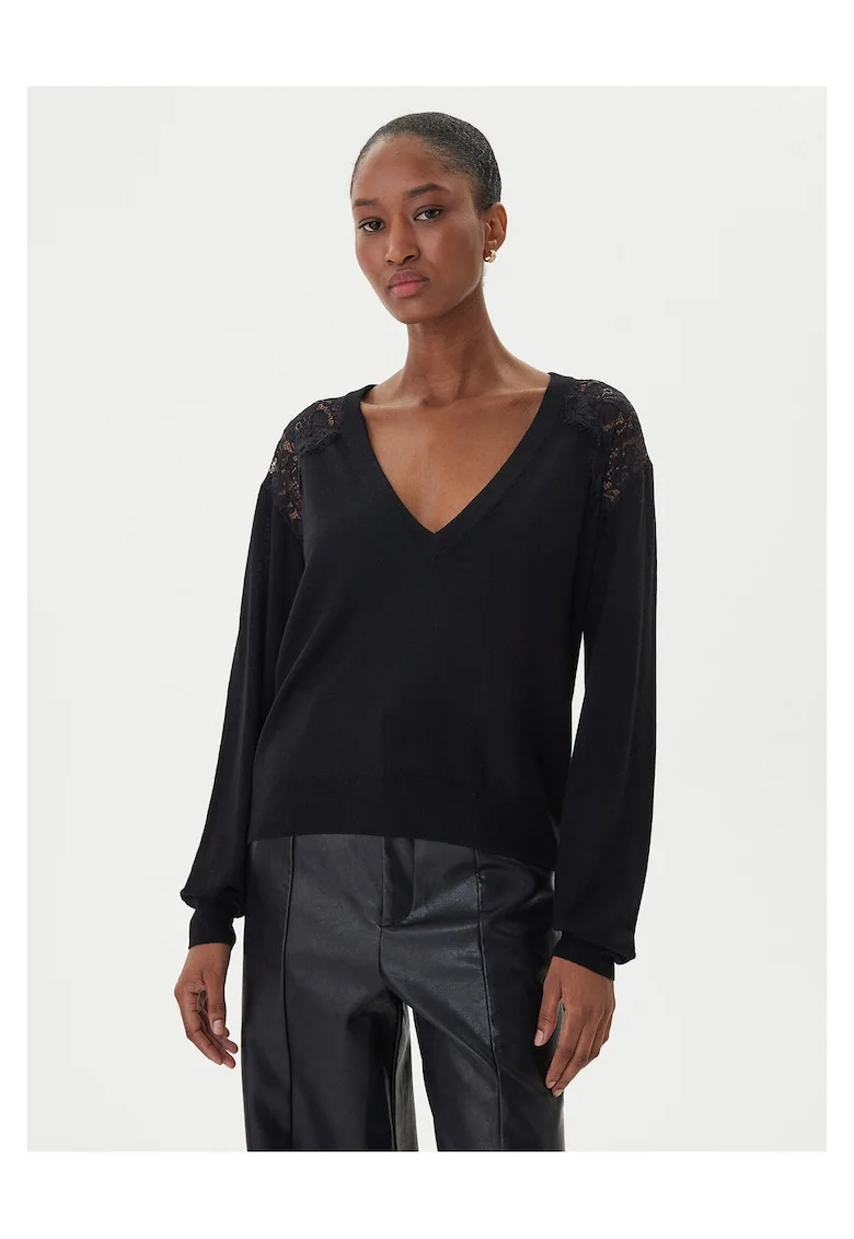 Pulover dama,  negru, moale,