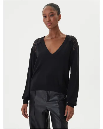 Pulover dama,  negru, moale,