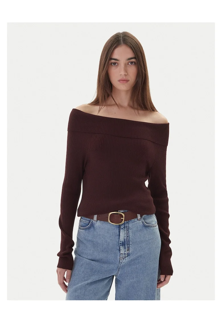 Pulover pentru femei  maro,
