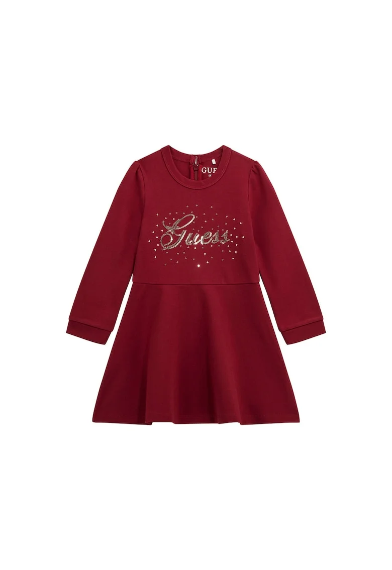 Rochie,  Visiniu, Tricot,