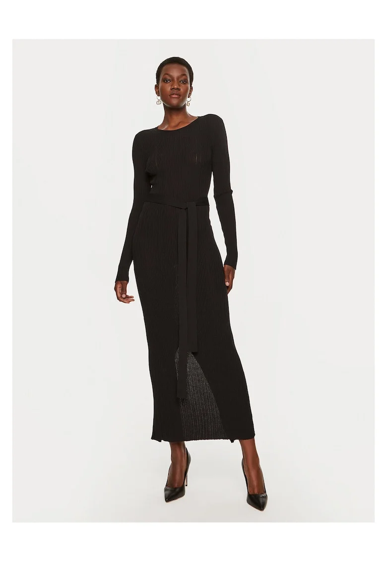 Rochie tricotata  neagra, pentru femei
