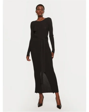 Rochie tricotata  neagra, pentru femei