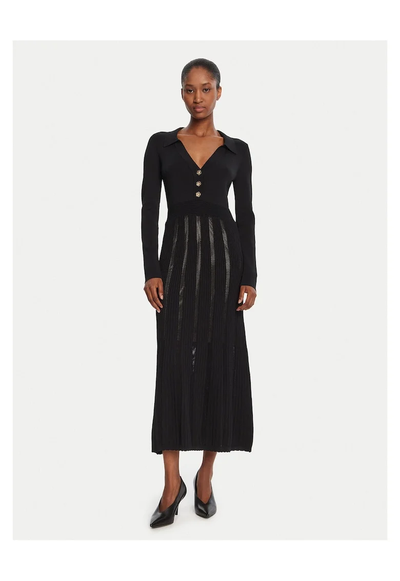 Rochie tricot de dama  negru