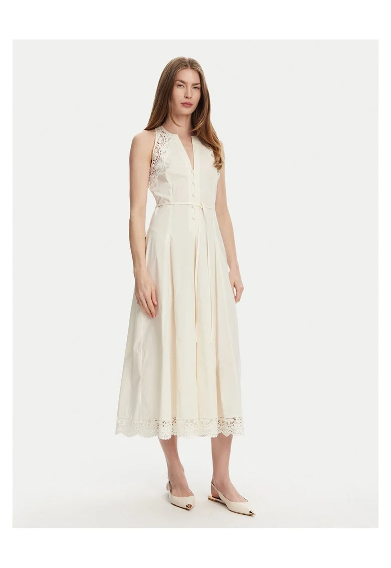 Rochie de cocktail  ecru, dama