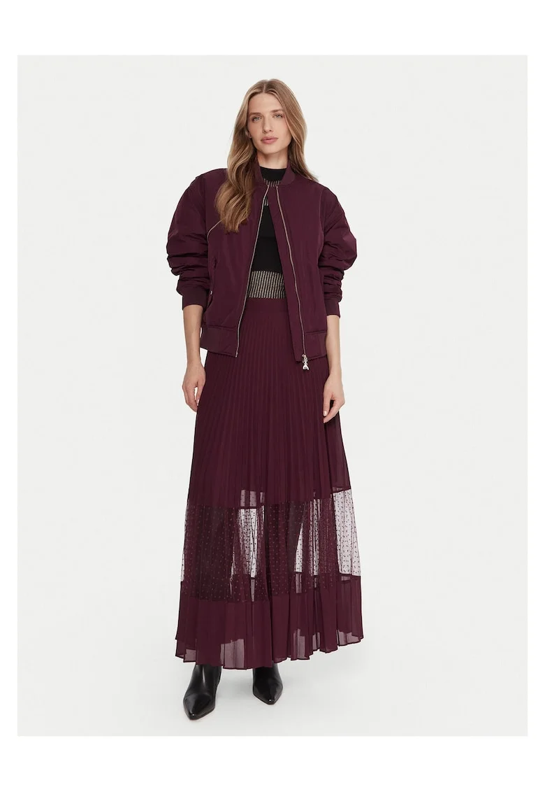 Fusta maxi,  violet, femei
