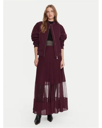 Fusta maxi,  violet, femei