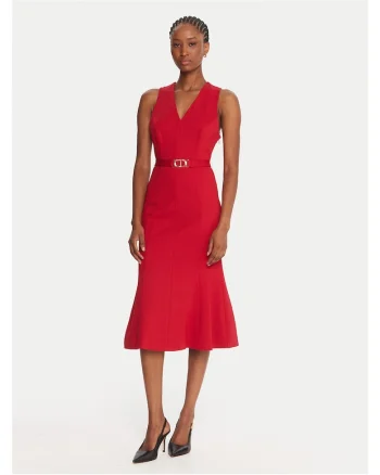 Rochie de cocktail pentru femei  rosu