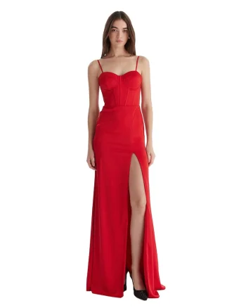 Rochie de seara,  Rosu
