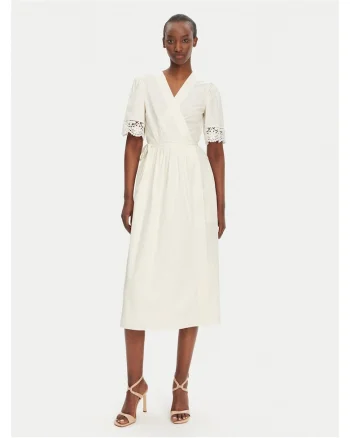 Rochie de zi,  ecru