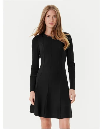 Rochie tricotata,  neagra, pentru femei