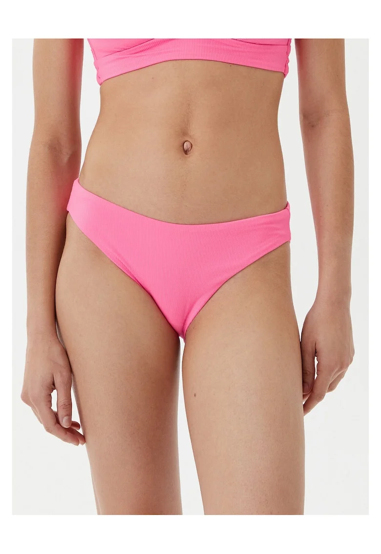 Costum de baie,  roz, material elastic,
