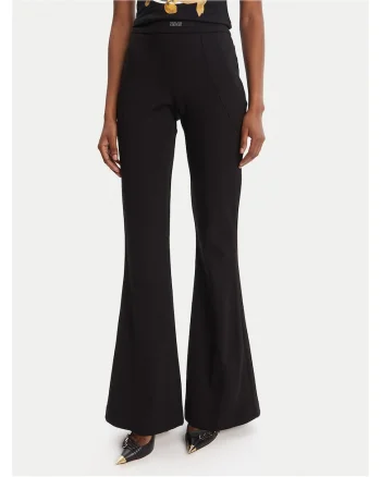 Pantaloni dama,  evazati, negru
