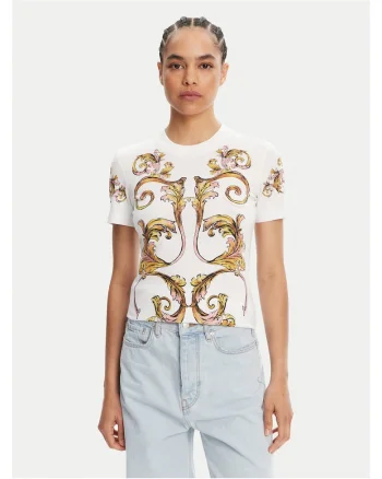 Tricou dama  alb, bumbac