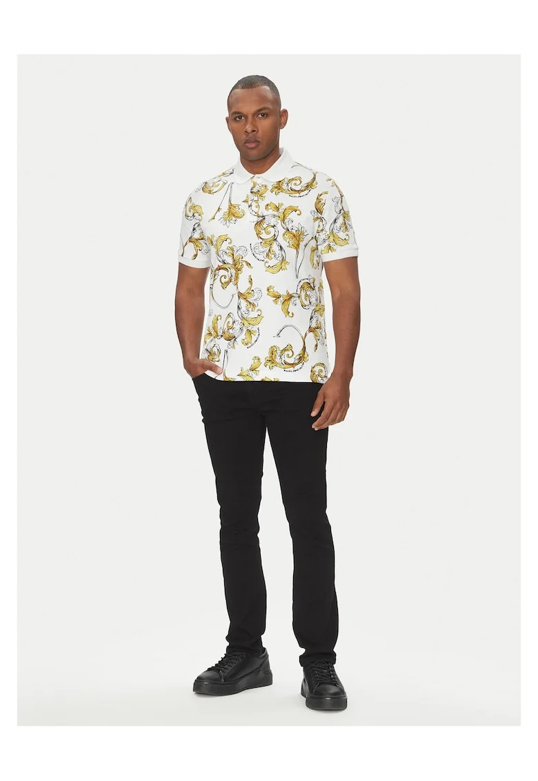 Tricou barbati  alb, 100% bumbac, cu imprimeu