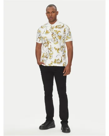 Tricou barbati  alb, 100% bumbac, cu imprimeu